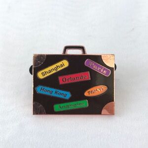 Disney Around the World With Mickey Hinged Suitcase Pin 2015